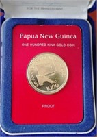 Papua New Guinea 100 Kina gold coin 1980