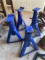 4 Adjustable Blue Jack Stands