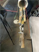 8 old rods in PVC Case