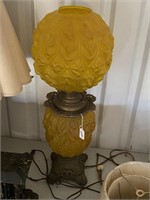 Large Double Globe Hurricane Lamp