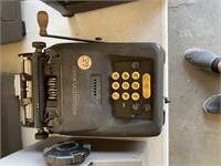 Antique Remington Rand Manual Adding Machine
