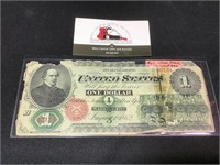 1862 Legal Tender Green Back