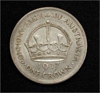 Australian 1937 crown