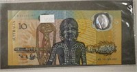 Australian $10 polymer banknote AB33105567