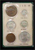 Australian pre-decimal BP coin set