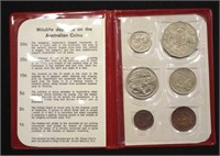 Australian 1971 mint coin year set