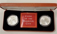 RAM Sydney Harbour silver $10 coin set