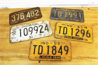 Pre 1960 license plates