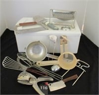 Misc Kitchen Tools with Tote