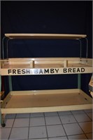 Vintage Bamby Metal Bread Display Rack