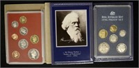 Two RAM proof coin year sets: 1988 & 1996