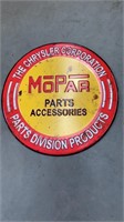 Embossed MOPAR Chrysler Parts Accessories Tin