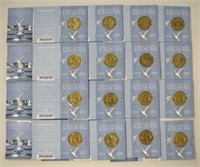 Sixteen Australian 2003 Korean War $1 coins