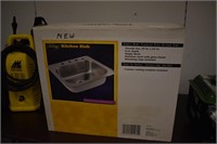New in Box Stainless Kitchen Sink- single bowl