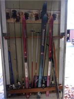 Fishing Poles & Cross Country Skis
