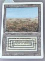 Magic the Gathering card, revised,Scrubland,