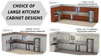 Kitchen Cabinets - Large cornered choice