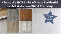 Residential Padded Waterproof Rigid Core Choice