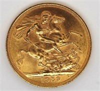 Great Britain Gold Sovereign 1959