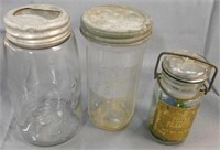 Drey quart canning jar - Ball freezer jar - pint