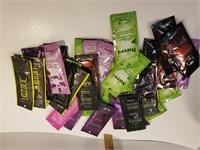 Large lot of tanning bed lotion packages