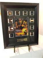 Framed Pirates of the Caribbean movie film cells