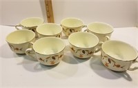 8 vintage Hall Jewel tea coffee cups