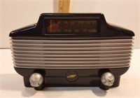 Vintage reproduction mini art Deco style radio