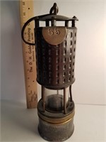 Antique miners lamp light gas Lantern