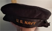 WW2 Cracker Jack flat Donald Duck Navy hat