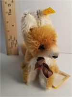 Vintage Steiff button ear fox stuffed animal