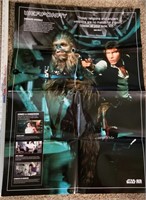 Vintage lg 34"  fold out Star Wars poster