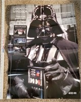 Vintage 34" lg  fold out Star Wars poster