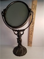 Exquisite antique art nouveau standing mirror