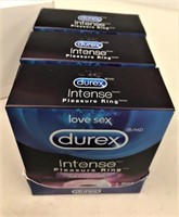 Durex Intense Pleasure Ring Box of 3