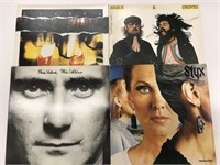 Styx, Phil Collins, Seals & Crofts Plus LPs