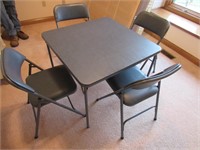 card table w/4 chairs