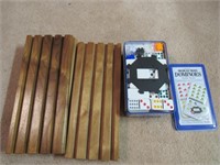 dominoes & wood items