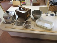 all kitchenware,shine box & fireking dish