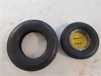 amoco tire ashtray & atlas tire
