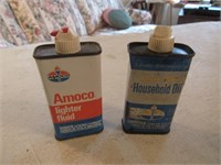 standard & amoco oil cans