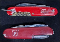 2) SWISS ARMY KNIVES