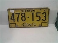 Vintage Alberta commercial X plate truck no