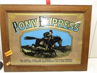 Pony Express Wall Advertisement