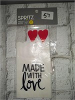 Treat Bags " Made with Love" - 10 count