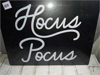 Hocus pocus sign 12in x 16in