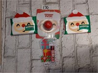 Holiday tissues - 2 count  & holiday lip balm - 2