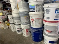 BUCKETS ASSORTED COMPOUND & ADHESIVES