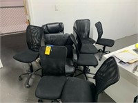 ASSORTED ROLLING OFFICE CHAIRS
