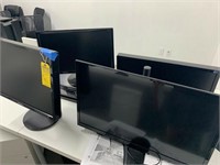 ASSORTED PIECES - 4- ASSORTED MONITORS / 1- EPSON